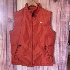 Vintage Abercrombie & Fitch Goose Down Orange Vest Cargo Unisex Y2K 90s Medium